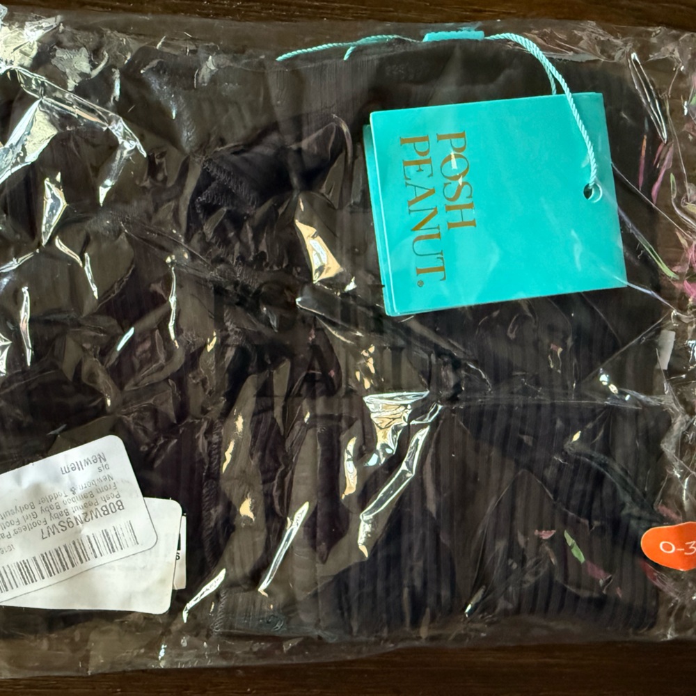 Posh Peanut Footless Baby Girl PJ Bamboo Ruffled Baby Sleepers with 2 Way Zipper